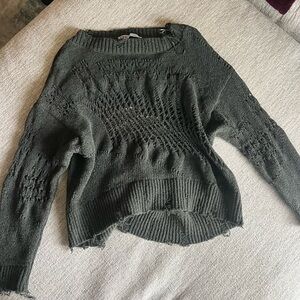 Zara Distressed Knit Sweater